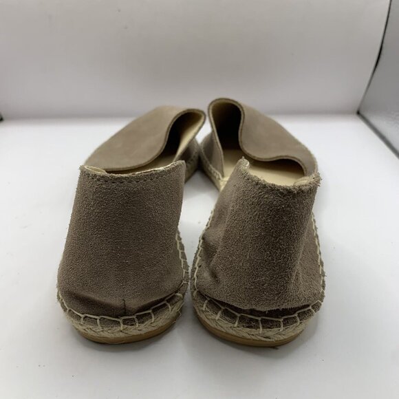 Macarena Flats Women's EU 40 US 9 Tan Suede Slip On Espadrille Shoes - Picture 5 of 9